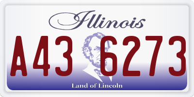 IL license plate A436273