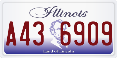 IL license plate A436909