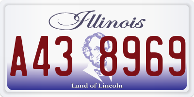 IL license plate A438969