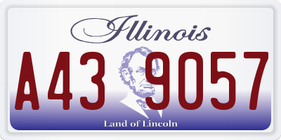 IL license plate A439057