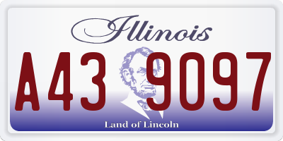 IL license plate A439097