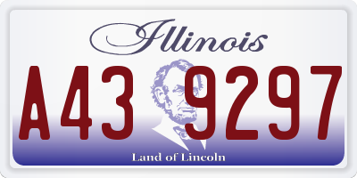 IL license plate A439297