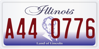 IL license plate A440776