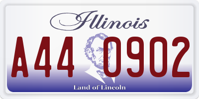 IL license plate A440902