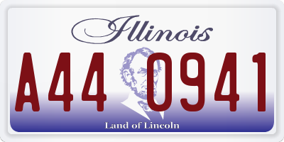 IL license plate A440941