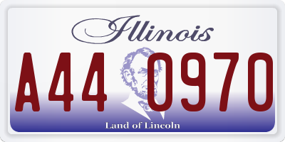 IL license plate A440970
