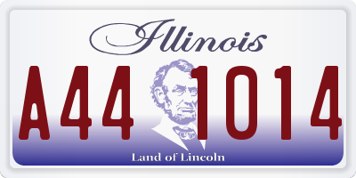 IL license plate A441014