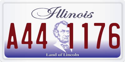 IL license plate A441176