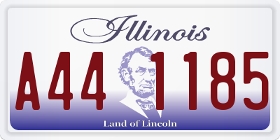 IL license plate A441185