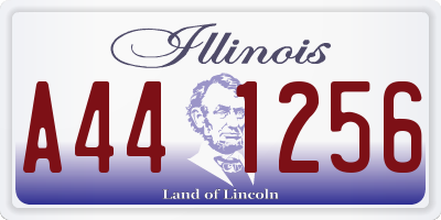 IL license plate A441256