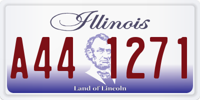 IL license plate A441271