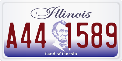 IL license plate A441589