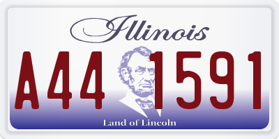 IL license plate A441591