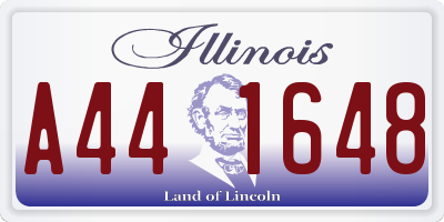 IL license plate A441648