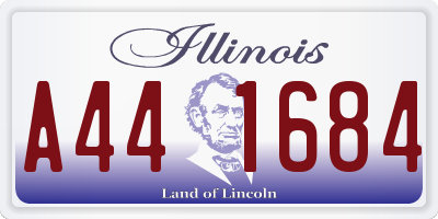 IL license plate A441684