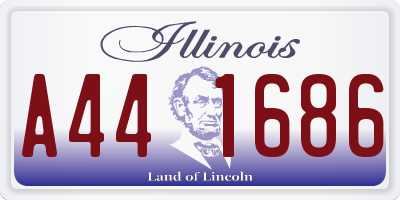 IL license plate A441686
