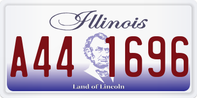 IL license plate A441696