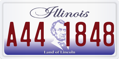 IL license plate A441848