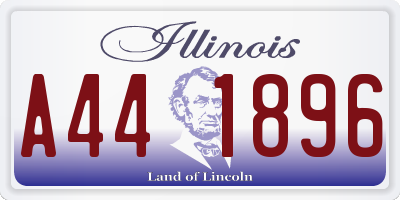 IL license plate A441896