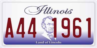 IL license plate A441961