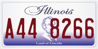 IL license plate A448266