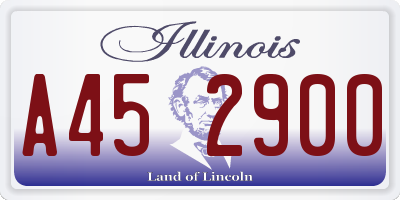 IL license plate A452900