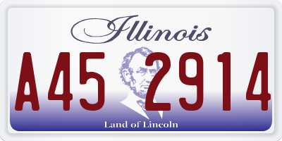 IL license plate A452914