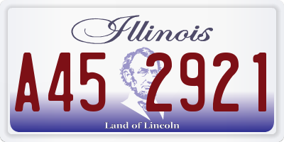 IL license plate A452921