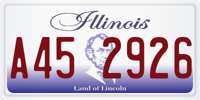 IL license plate A452926