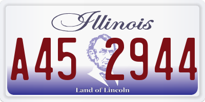 IL license plate A452944
