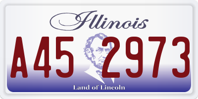 IL license plate A452973
