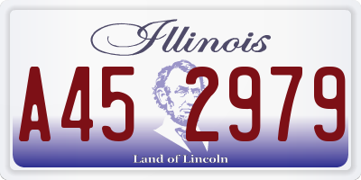 IL license plate A452979