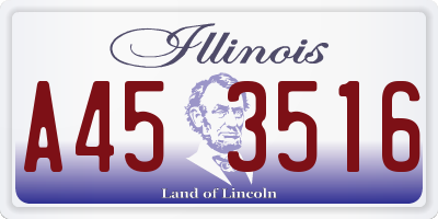 IL license plate A453516