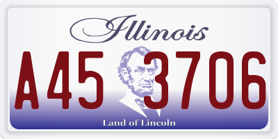 IL license plate A453706