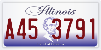 IL license plate A453791