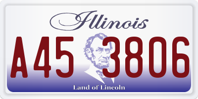 IL license plate A453806