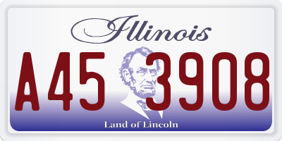 IL license plate A453908