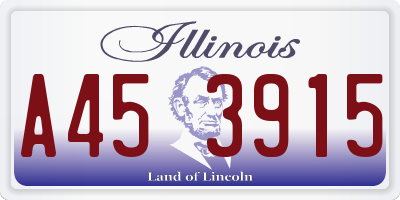 IL license plate A453915