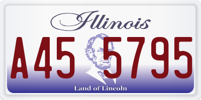IL license plate A455795