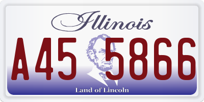 IL license plate A455866