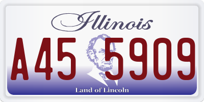IL license plate A455909