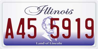 IL license plate A455919
