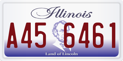 IL license plate A456461