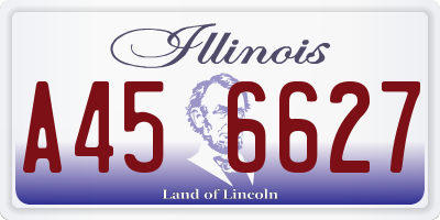 IL license plate A456627