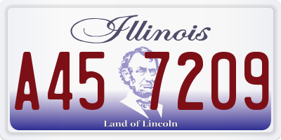 IL license plate A457209