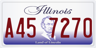 IL license plate A457270