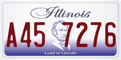 IL license plate A457276