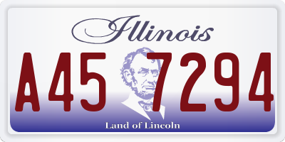 IL license plate A457294