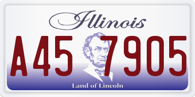 IL license plate A457905