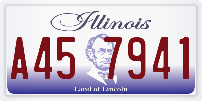 IL license plate A457941